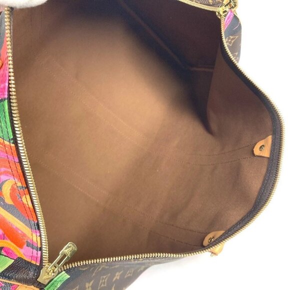 LOUIS VUITTON M48605 Monogram-Rose Keepall50 travel bag Duffle Bag Brown/pink - Picture 12 of 14
